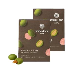 오설록 제주섬 녹차아몬드볼 80g, 2개