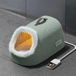 고양이 애완견 겨울 보온 전기 온열매트 하우스 온도조절 방석 발열 강아지집