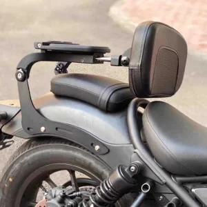 레블500 시시바 등받이 짐대 튜닝 A형 레트로 높이 쿠션 선반