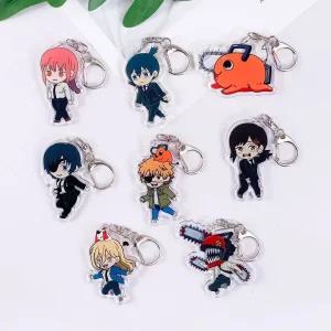 체인소맨 키링 포치타 덴지 히메노 하야카와아키 파워 마키마 열쇠고리