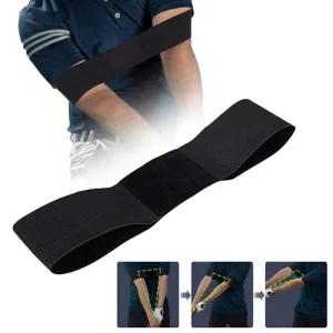 치킨윙교정기 골프 드라이버 아이언 치킨윙 오버 스윙 방지 자세 교정 암 밴드 연습 도구 기구