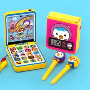 아기 접히는 뽀로로 플립폰 전화기장난감 IQ EQ 선물 키카