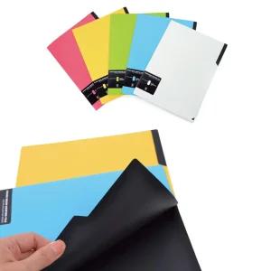 투톤 A4 L자파일 홀더 5개 화일케이스 파일철 클리어화일 파일 화일철