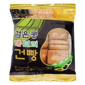 검은콩 깨 보리건빵 30g x 40개 인간사료 어르신간식 식사대용 모임 단체과자 탕비실간식 답례품