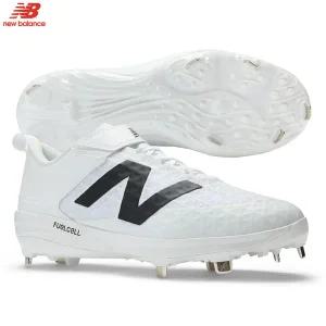 뉴발란스 퓨얼셀 L4040 TW8 일체형 징스파이크 야구화 화이트