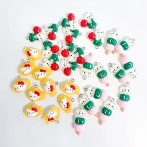 [리꾸리꾸] 키링부자재 키링만들기 악세사리 부자재 붕어빵냥 당고냥 체리냥