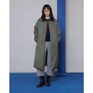 [LAP] (웰론)카라배색 발마칸 패딩코트 AR4PDA70[35518413]