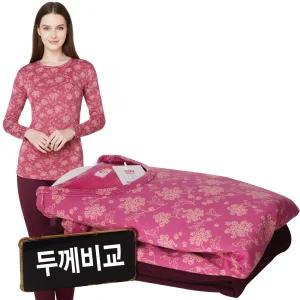 BYC 여성 융기모 내복세트 두꺼운 겨울보온 최강두께