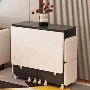 접이식식탁 형 수납 이동형 전자레인지 면제 수납형 다이닝 럭셔리 설치 선반으 4도어