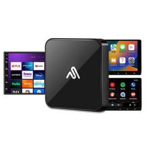 CarPlay TV 어댑터 - 유선 카플레이를 무선 카플레이로 변환 스틱을 꽂으면 자동차 인포테인먼트 화면에서 바로 넷플릭스, 유튜브 등을 스트리밍할 수 있습니다