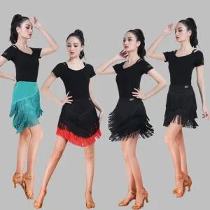 스포츠 치마 공연복 라틴댄스 라인댄스 댄스복 수술치마