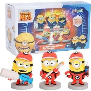 YOLOPARK 슈퍼배드 4 장난감 미니언즈 작업복 피규어 세트