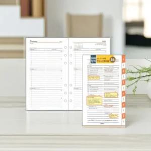 양지사 2026년 시스템 다이어리 리필 B6 2면1주 가로형 인덱스 먼슬리 속지 유선노트