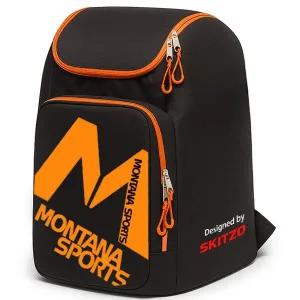 [스킷조] 몬타나 스키 부츠 + 헬멧 가방 50L 블랙/오렌지