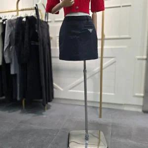 [에고이스트]와펜 포인트 패딩 미니 스커트 EQ4PS462BK_CA