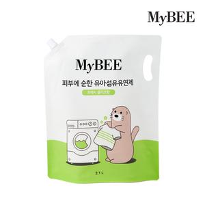 마이비 피부에순한 유아섬유유연제 리필형(2100ml)_프레쉬올리브향