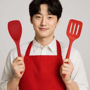 [ 1개 가격으로 2개 GET ] 실리콘 주방용품(뒤집개+볶음주걱) / 요즘 감성, 오래 가는 퀄리티