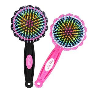 아이캔디 레인보우 볼륨 S 플라워 헤어브러쉬 라지 2종