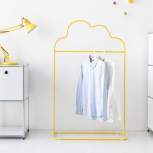 마켓비 스탠드 행거 유아 어린이 아이방 옷걸이 옐로