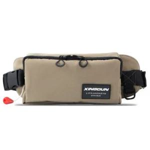 구명 조끼 가방 허리 낚시용 물놀이 휴대용 에어백 검은색