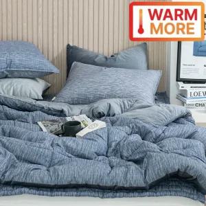 바투 국산 리버시블 겨울 차렵이불 엘레나 소프트 마이크로 퀼팅 논슬립 패드 극세사 침구세트