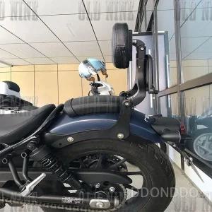 레블500 접이식 등받이 쿠션 오토바이 범용 도구 바이크