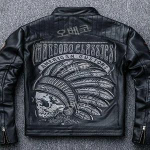 가죽자켓 남성아우터 바이크재킷 항공점퍼 숏집업 방한점퍼 빈티지 빅사이즈