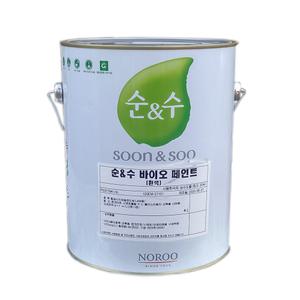 노루페인트 순앤수 바이오페인트 4L 항균 곰팡이방지 벽면용 EVA수지