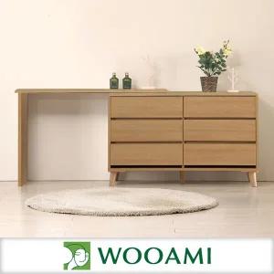 [우아미가구]모트닌 확장형 화장대세트