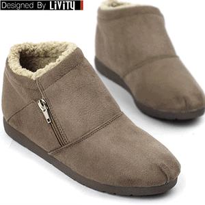 초특가한정[정품]LIVITY 브랜드 빅히트 포근한 스웨이드 지퍼 방한단화 털부츠 앵글부츠 KA3103 15종택일