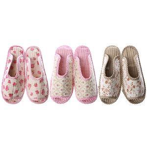 플라워빅체크 면실내화 거실화 슬리퍼 덧신 거실용슬리퍼 실내화 순면 퀼트