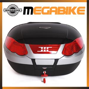 [JIC-하디55L리어백] 특대형 수입바이크용 풀페이스2개수납 오토바이 리어백 공구통 헬멧가방 수납박스 기