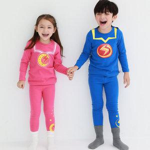 아동 유아 귀여운 정품 번개맨 번개걸 망토 상하복 상하세트 긴팔 간편 실내복