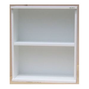 깊이24cmA4화일 2단책장 오픈 공간박스 피규어진열장 장식장 틈새 코너장 소형책꽂이 다용도수납장