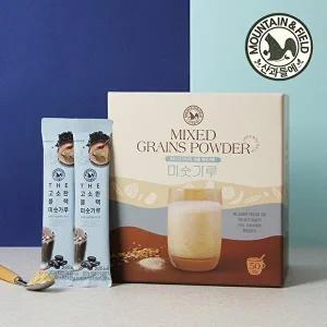 [산과들에]더고소한블랙미숫가루스틱50세트 / 선식 식사대용