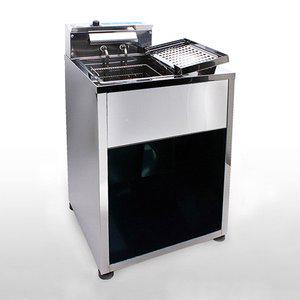 [기타]MSKOREA 업소용 전기 튀김기 MSM-100 1구 영업용 기계 튀김 소형