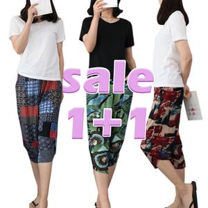 (2장) 까실이 항아리 7부 아이스 여성 쿨바지 몸빼 여름 여자 쿨팬츠 잠옷 작업복