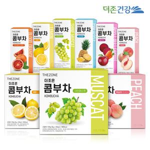 더존건강 더조은 콤부차 6종 레몬/복숭아/샤인머스켓/블러드오렌지/파인애플/ABC주스