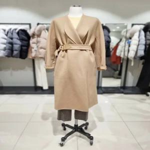 [쉬즈미스] 캐시미어 라펠 핸드메이드 코트  SWHCTL41170