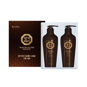 [Qubridge]댕기머리 윤 플러스 한빛1호 선물세트 (샴푸500ML2개)
