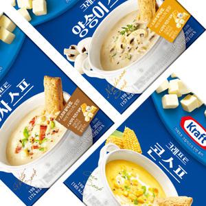 삼립 아침 식사대용 크래프트 양송이 콘 감자 스프 198g 4개