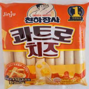 진주 천하장사 콰트로치즈 소시지 448g(28gx16개입) 간식 소세지