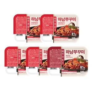 하남쭈꾸미 보통매운맛, 500g, 4개 + 매운맛, 500g, 1개