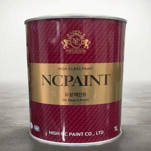 에나멜 유성페인트 방청 데크 컨테이너 녹막이 철재용 철 페인트 1L