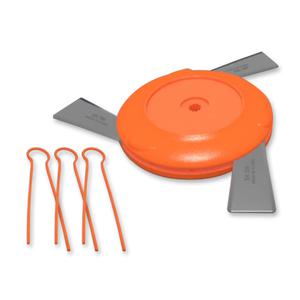 안전빵 예초기날 (본체+쇠칼날3개+나일론줄3개) 국산 예초 제초 다쓸이 안전날 잡초제거 휴브텍 벌초 성묘