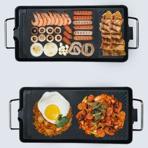 가정용 전기그릴 와이드 삼겹살 고기굽는기계 불판