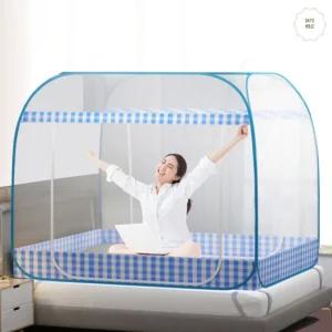 원터치사각 가정용 모기장 일체형 실내 바닥있는 모기장 1 2인용