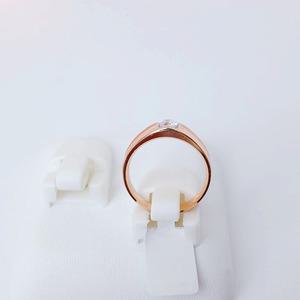 샤밍 3부 다이아 남자 반지 무광 웨딩 밴드 골드 14K/18K 선물