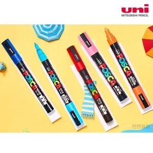 유니 포스카 마카 PC 3M POSCA 형광 칼라 수성 페인트 아크릴 윈도우마카