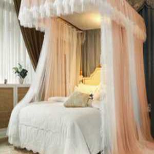 접이식 싱글침대 캐노피 커튼 인테리어 침대커튼 데코 침실데코 침실장식